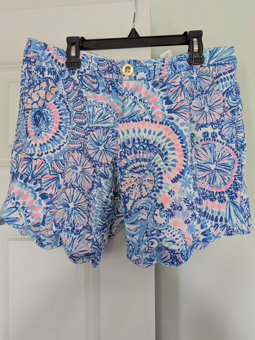 Lily Pulitzer 7" Darci Knit Short Blue Grotto Commotion In The Ocean